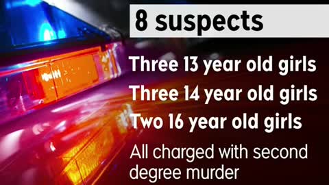 8 TEENAGE GIRLS CHARGED WITH SECOND-DEGREE MURDER FOR "SWARMING" IN TORONTO