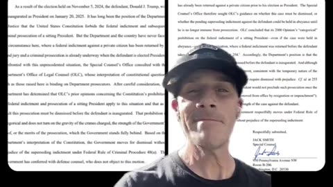 Breaking⛔️ Special Counsel Jack Smith Files Motion To Dismiss Federal Election Interference Case Against Trump