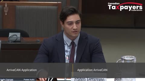 Taxpayers slam ArriveCAN at Parliament