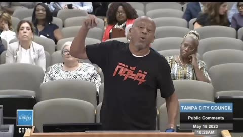 Tampa resident: “We have to put white people on notice that we want our reparations”