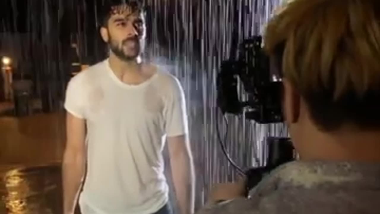 How to record a raining scene in move or drama
