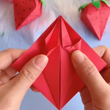 Origami Strawberry