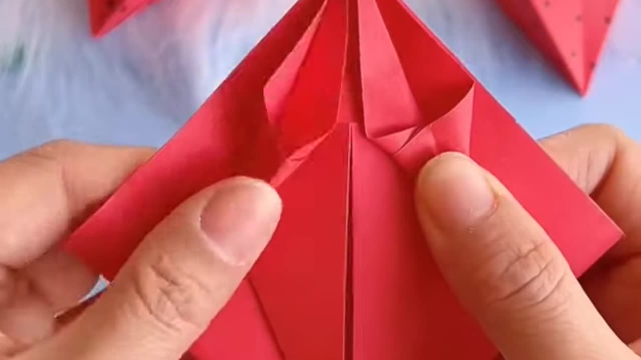 Origami Strawberry