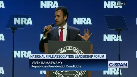 Vivek Ramaswamy at the NRA