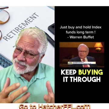 Just buy and hold Index funds long term - Warren Buffet