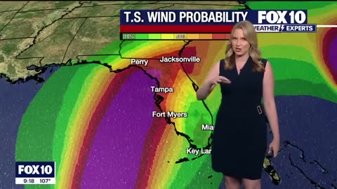 A look at Tropical Storm Idalia's path