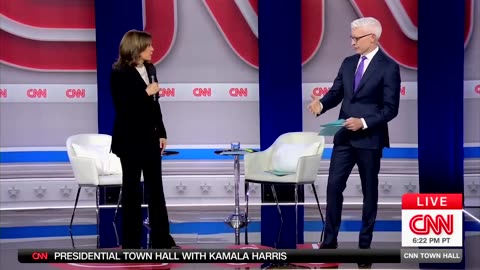 CNN's Anderson Cooper Fact Checks Kamala Harris