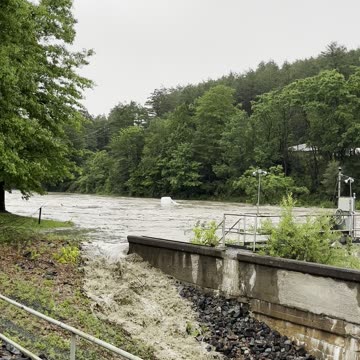 Round bale vs waterfall