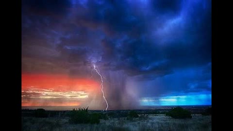 Meditation... rain lightning