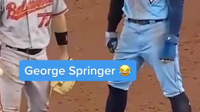 😂😂We must protect George Springer 😂