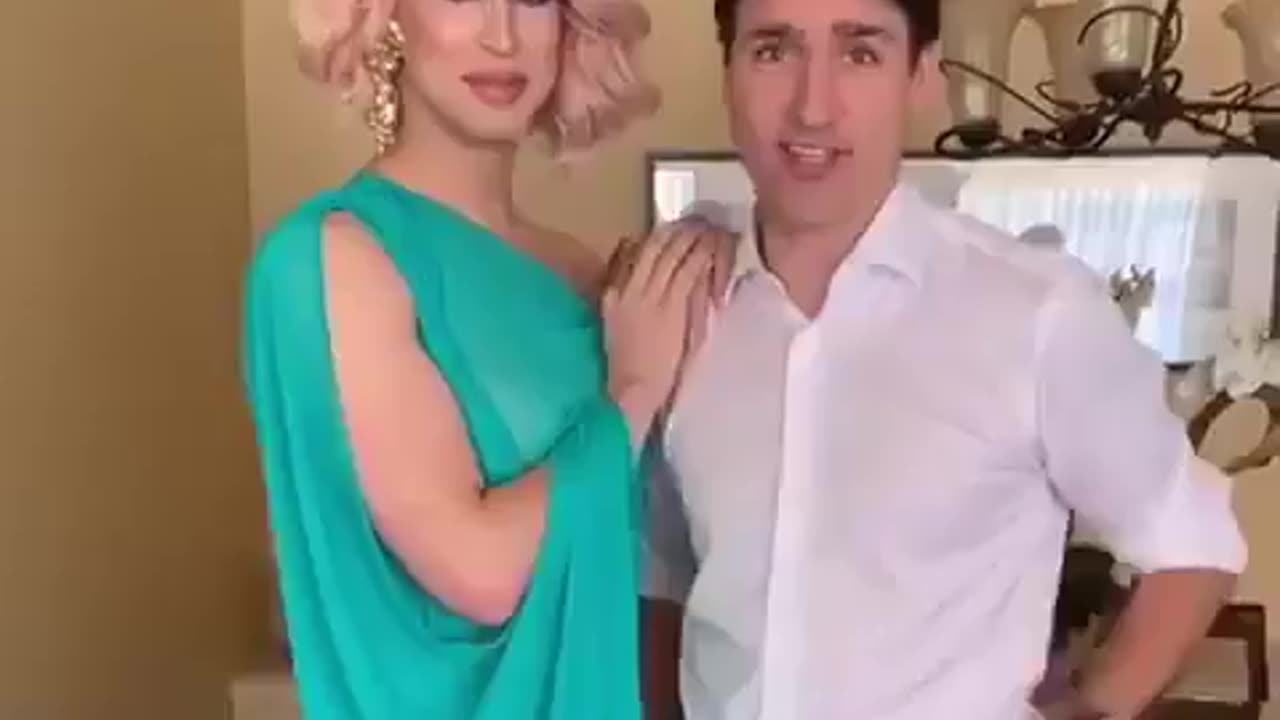 Trudeau hanging with trans