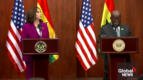 Kamala Harris speaks on importance of LGBTQ+ rights while in Ghana[720p-HD]