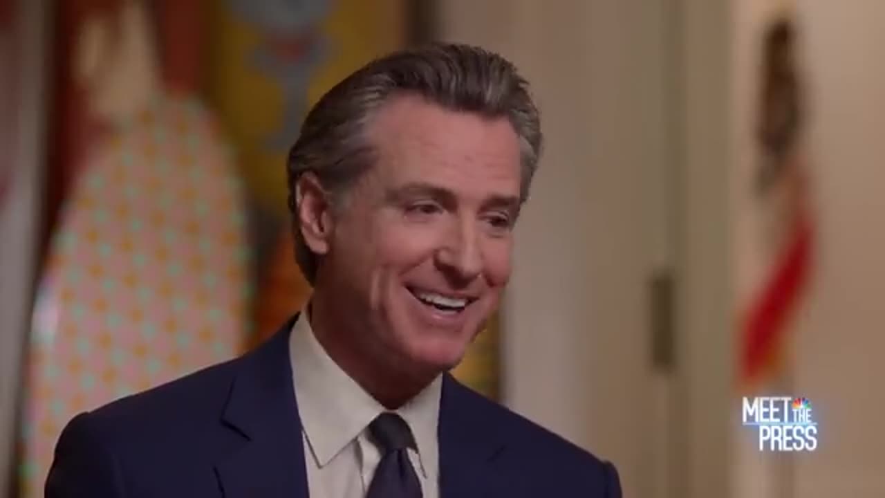 Gavin Newsom won't run if Kamala wants to be president