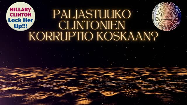 Paljastuuko Clintonien korruptio koskaan?