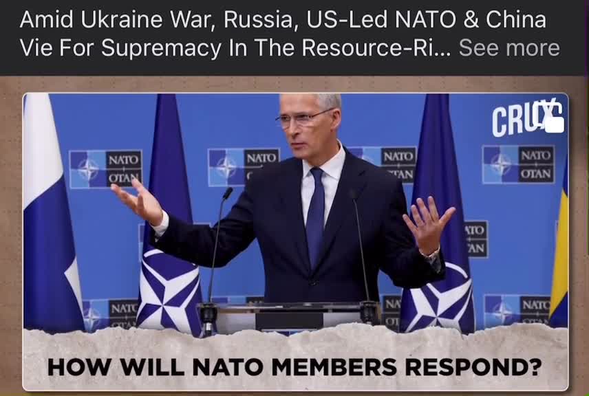Amid Ukraine War, Russia, US-Led NATO & China Vie For Supremacy In The Resource-Ri... See more