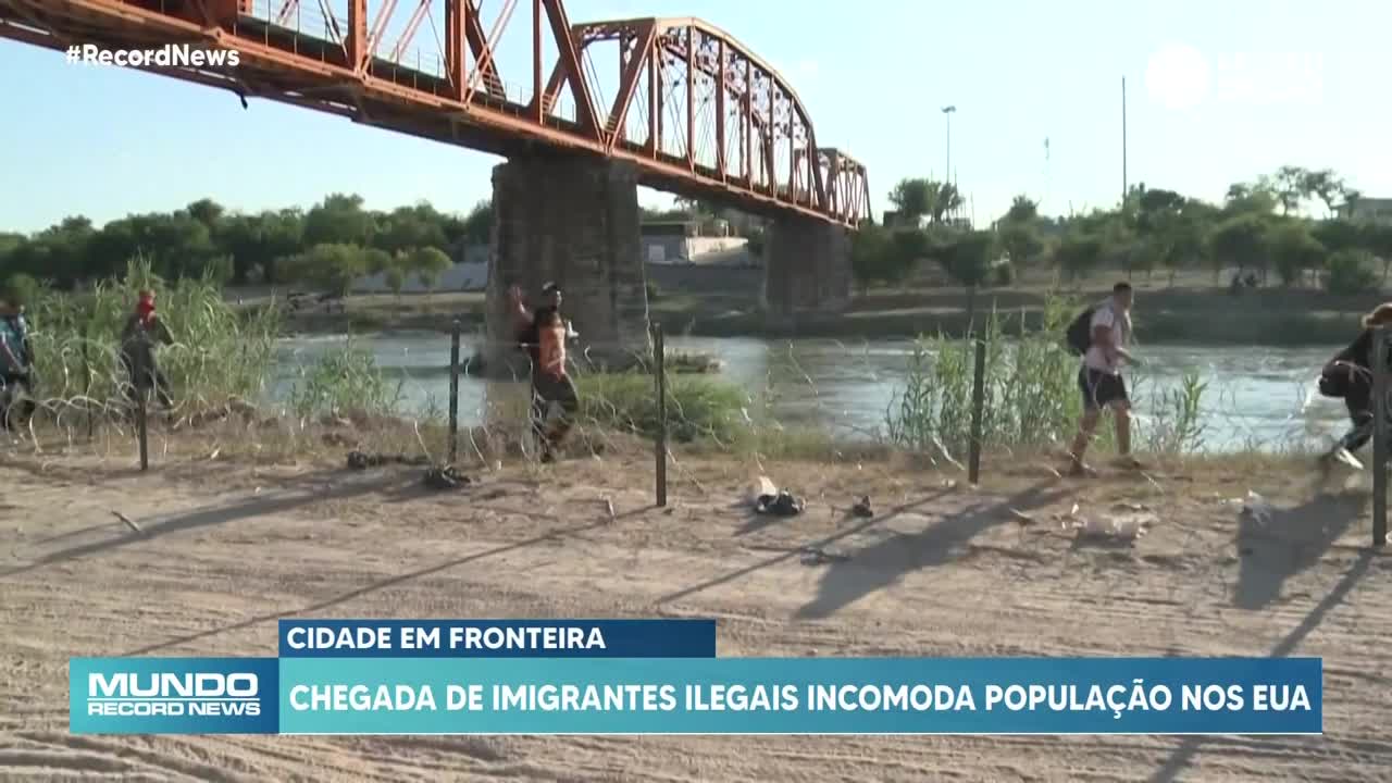 Chegada de imigrantes ilegais incomoda população dos EUA Record News 297万位订阅者 订阅