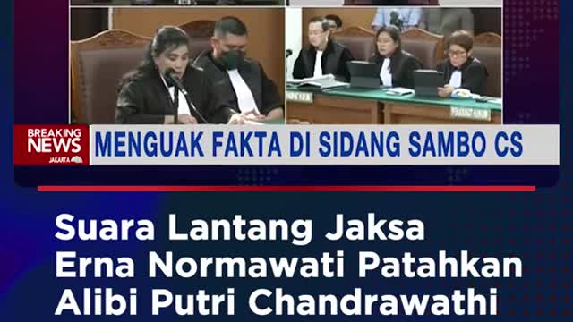 Suara Lantang JaksaErna Normawati PatahkanAlibi Putri Chandrawathi