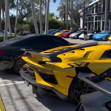 Giallo Midas SVJ #car #cars #lamborghini #aventador #svj #yellow #bright #sunny #colorful #supercar