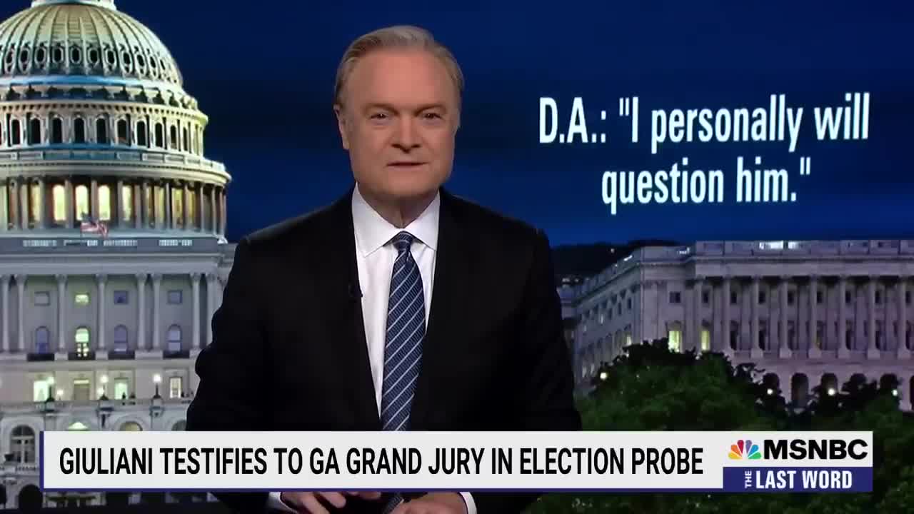 Lawrence: Giuliani's GA Grand Jury Appearance Should Terrify Trump