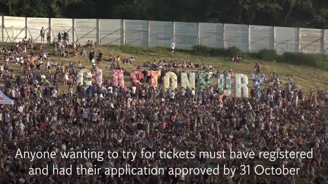 Glastonbury ticket 2023