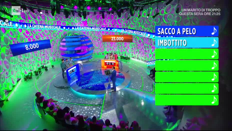 RAIUNO - Reazione A Catena-La Catena Musicale (01/09/2017)