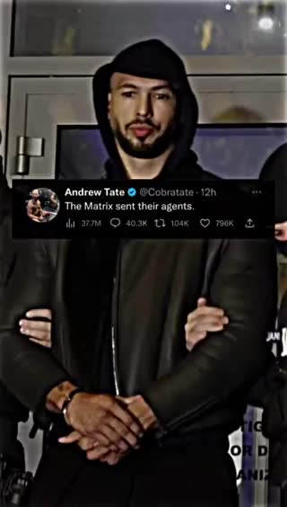 Latest video of Andrew Tate getting escorted by the Romanian police