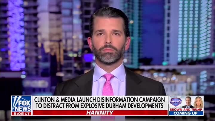 Don Jr: The Media Clowns Have Gone Silent on Hillary Colluding with Intel Agency