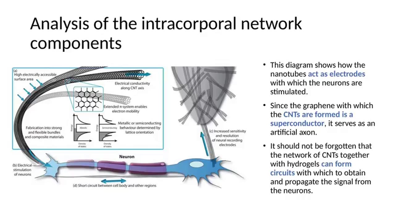 Intracorporal network (created by vaccine artifacts and graphene) brief summary