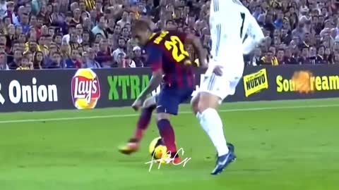 FC Barcelona Dani Alves showing his skill