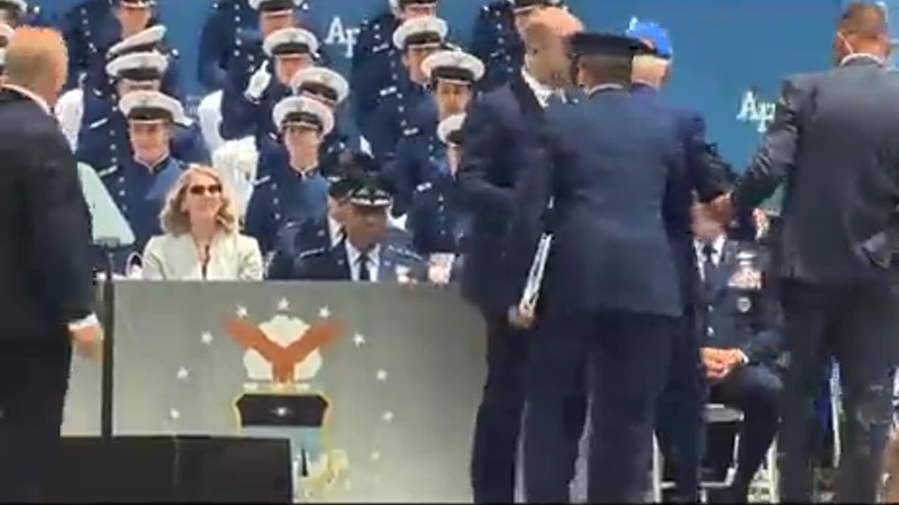 Biden Falls On Stage