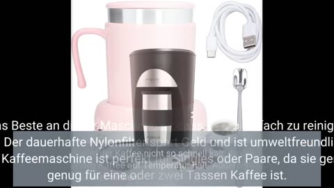 Käuferbewertungen : Bestron Kaffeemaschine mit Isolierbecher, Für gemahlenen Filterkaffee