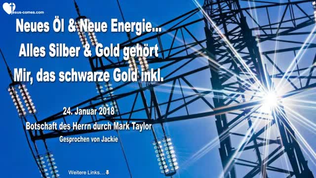 Neues Öl und neue Energie... Alles Silber & Gold gehört Mir, auch das schwarze Gold ❤️ Mark Taylor