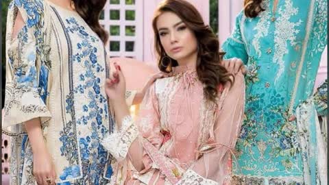 2021 latest heavy embroidered Pakistani style dresses#sober & decent one color dress designing ideas