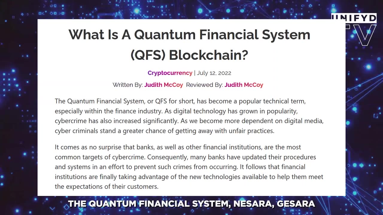 FINANCIAL COLLAPSE, QFS & NESARA/GESARA - DISCLOSURE PART 6