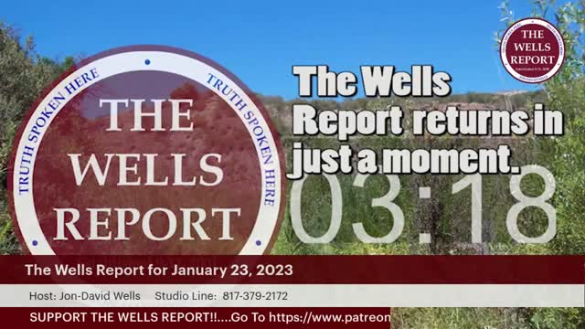 The Wells Report for Monday, January 23, 2023