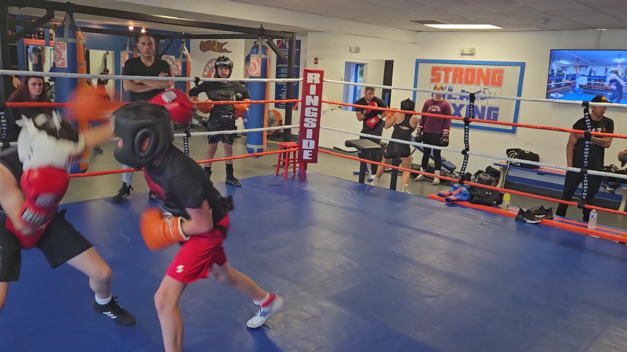 Joey sparring Dylan 1. 6/13/23