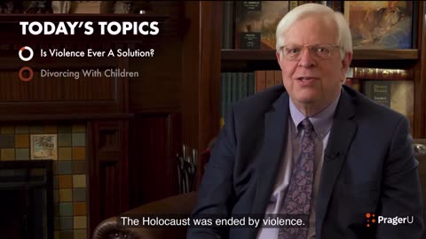 Dennis Prager Fireside Chat #317 Violence is never the solution. Wait what?