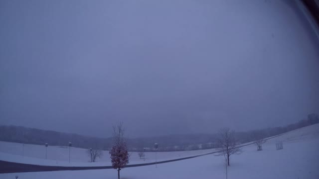 Snowy Sun Rise 1 15 22 30f/-1c