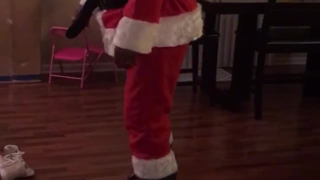 Santa Claus Hoverboard Fail