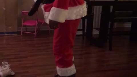 Santa Claus Hoverboard Fail