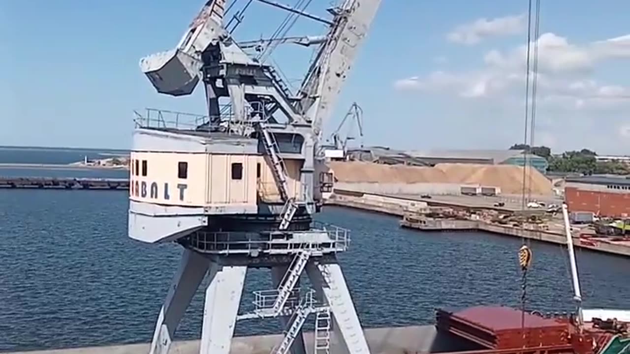 harbour entrance Liepaja in Latvia