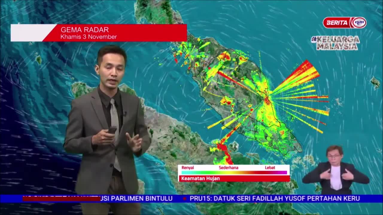 3 NOVEMBER 2022 –BERITA PERDANA-MET MALAYSIA LAPORAN CUACA