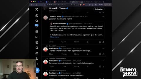 J6 Trump video that Twitter pulled ...now available!