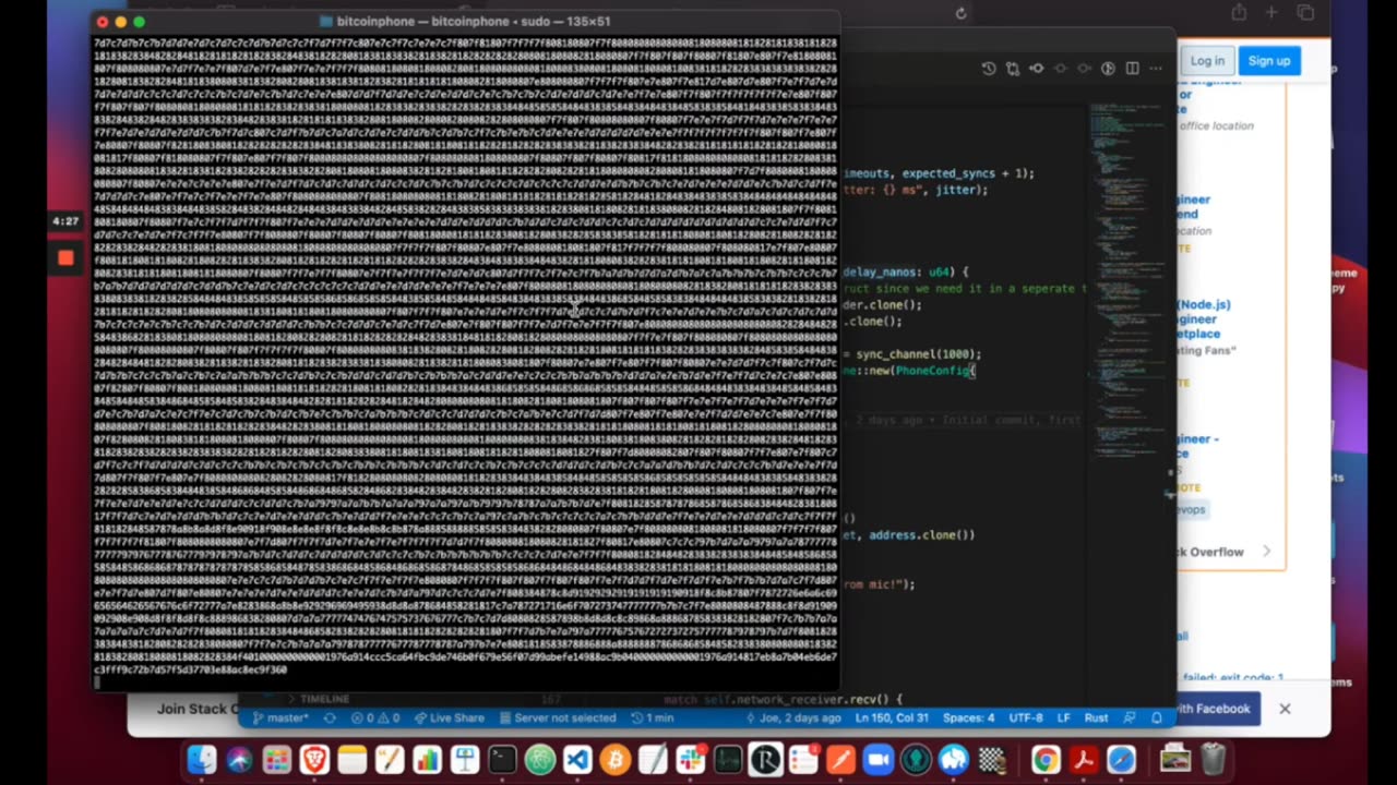 The First Conversation Over Bitcoin