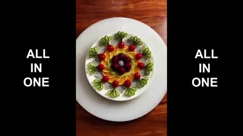 Beautiful Artworks With Fruits Amazing Video