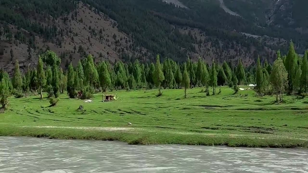 "Exploring Skardu's Majestic Mountains: A Captivating Rumble Through Nature's Greenery"