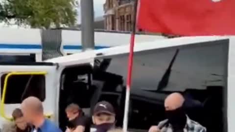 tyrants of the state (Romeos) kidnap a PEACEFUL protester in Amsterdam!