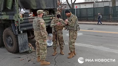 Millitary checkpoint around capitol