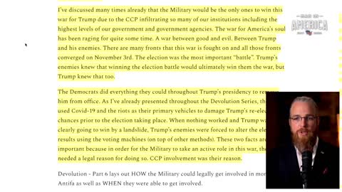 -Part II: Did Trump Ever Truly Leave Office? (Devolution Series)