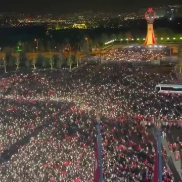 In Ankara, Erdogan's supporters gather in front of the residence
